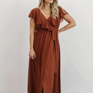 Baltic Born Katya Ruffle Maxi Dress